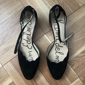 Sam Edelman Suede Susie Low Heels 10
